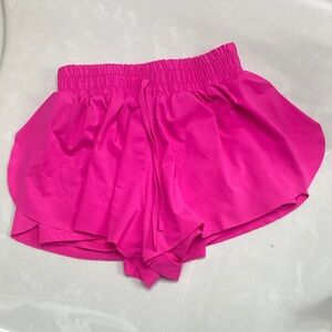 Hot Pink Butterfly Shorts